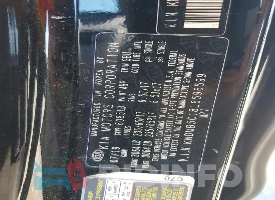 KNDMB5C18L6596599 Photo# 13