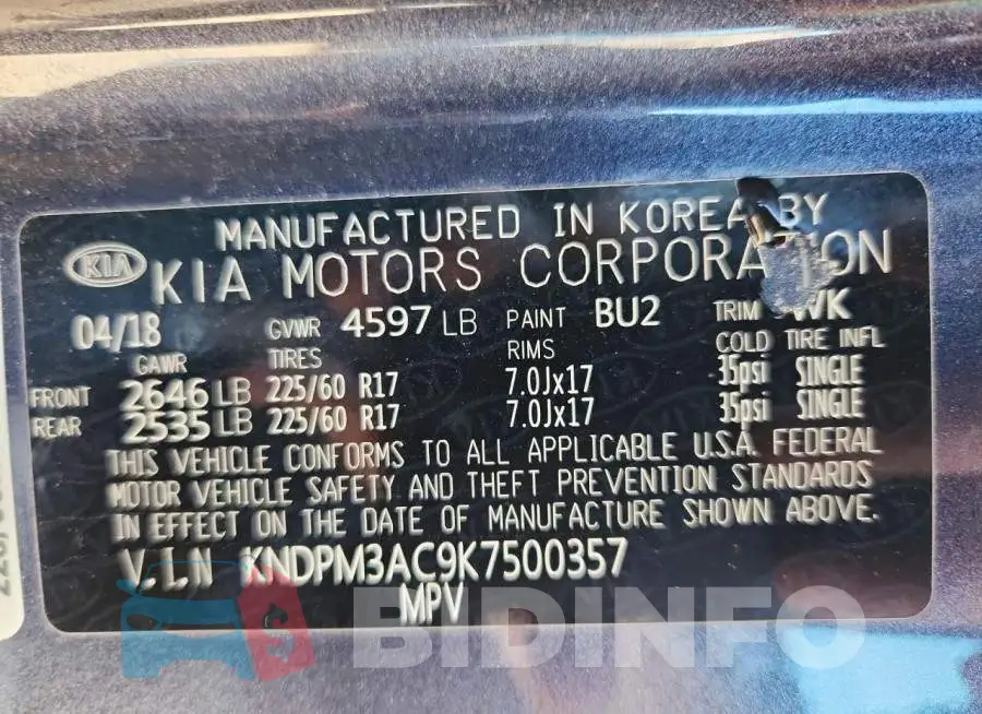 KNDPM3AC9K7500357 Photo# 12