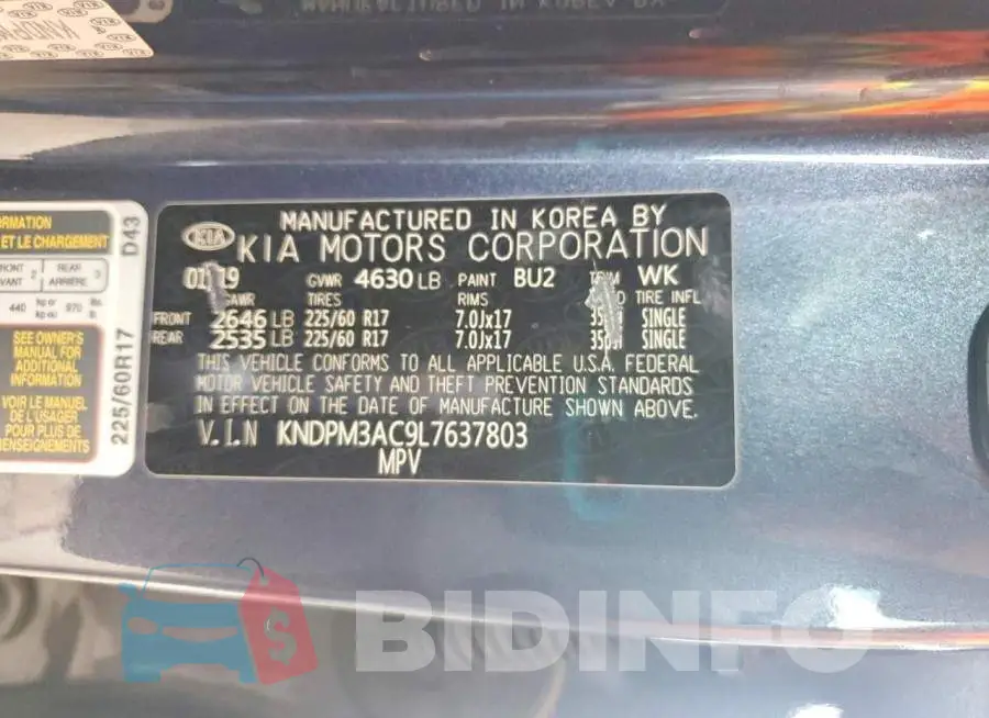 KNDPM3AC9L7637803 Photo# 13