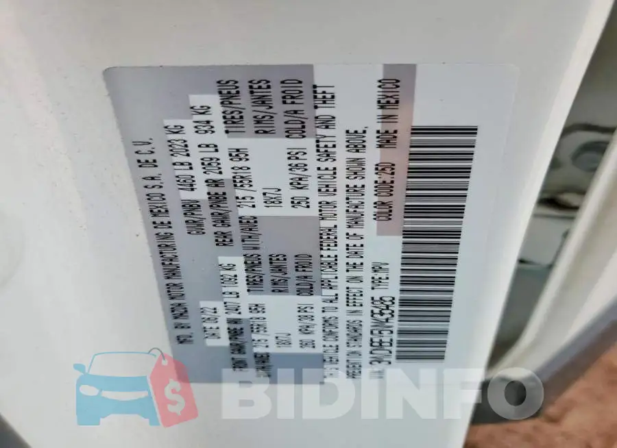 3MVDMBEY5NM435485 Photo# 14