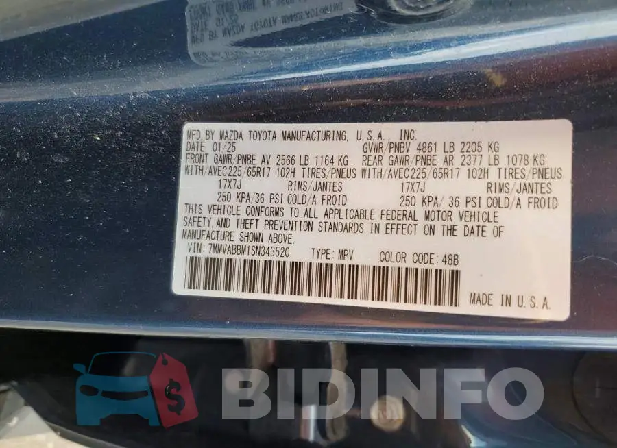 7MMVABBM1SN343520 Photo# 13