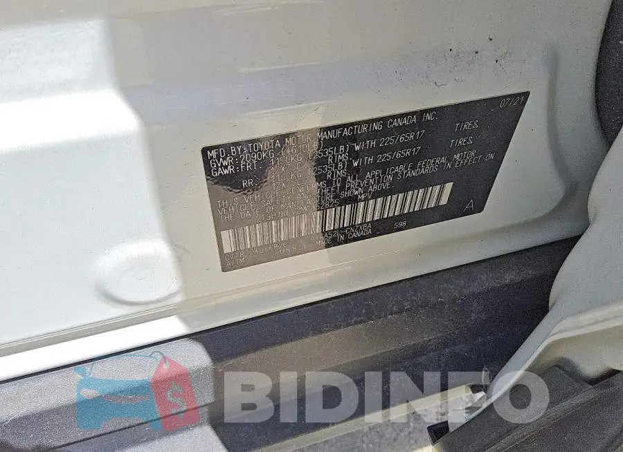 2T3H1RFV2MC152825 Photo# 7