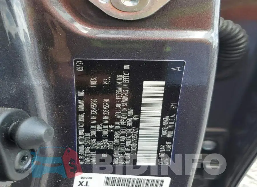 5TDKDRBH7RS573217 Photo# 14