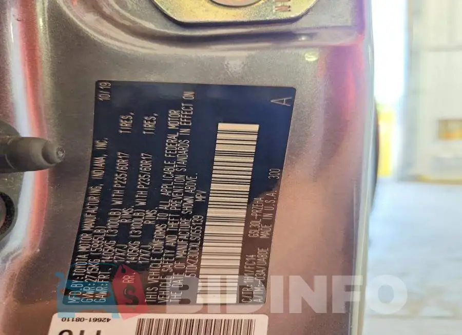 5TDKZ3DCXLS055139 Photo# 13
