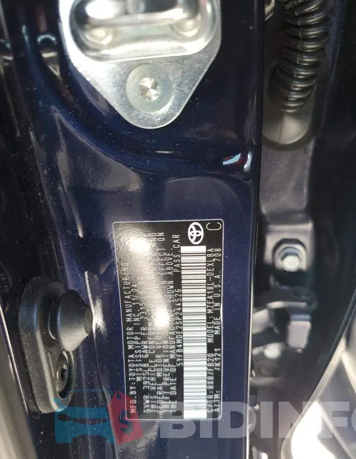 5YFB4MDE2SP244526 Photo# 12