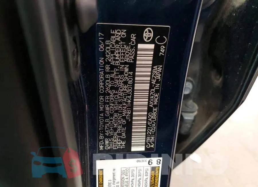 JTNB11HK4J3018014 Photo# 12