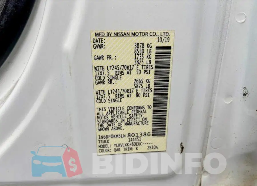 1N6BF0KM3LN801386 Photo# 10