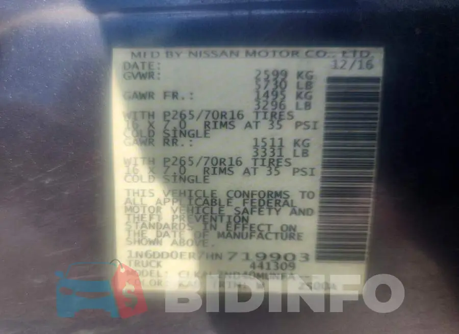 1N6DD0ER7HN719903 Photo# 12