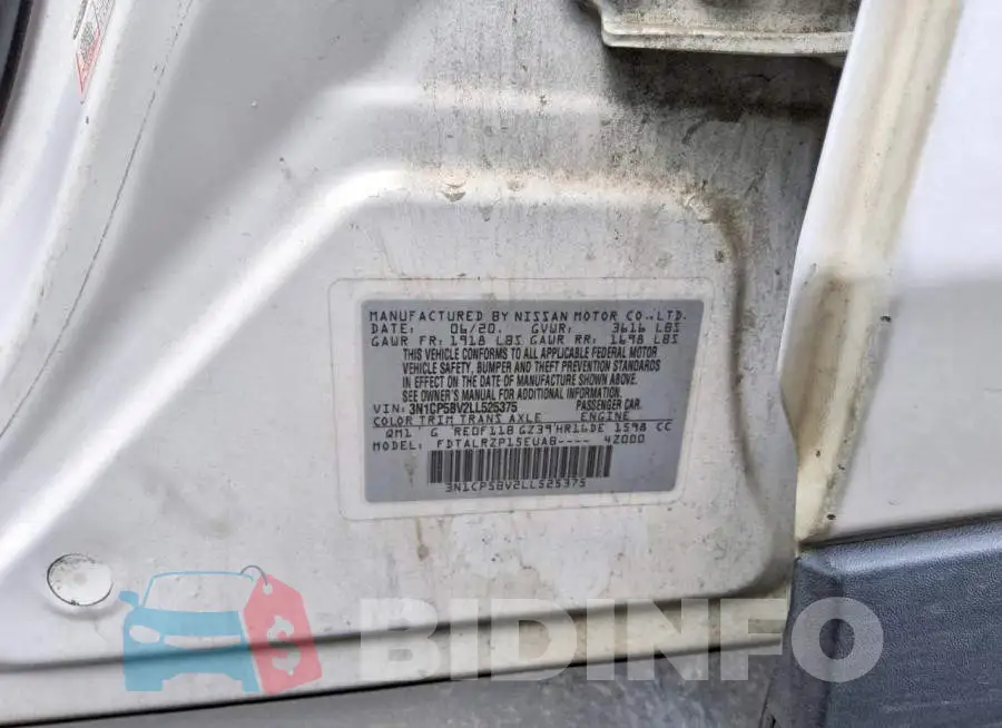 3N1CP5BV2LL525375 Photo# 13