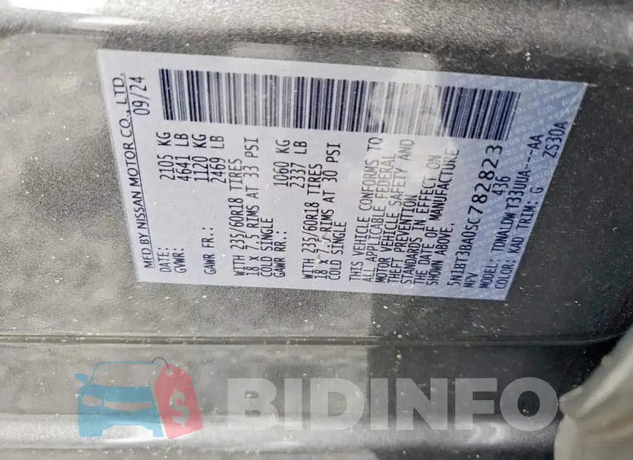 5N1BT3BA0SC782823 Photo# 13
