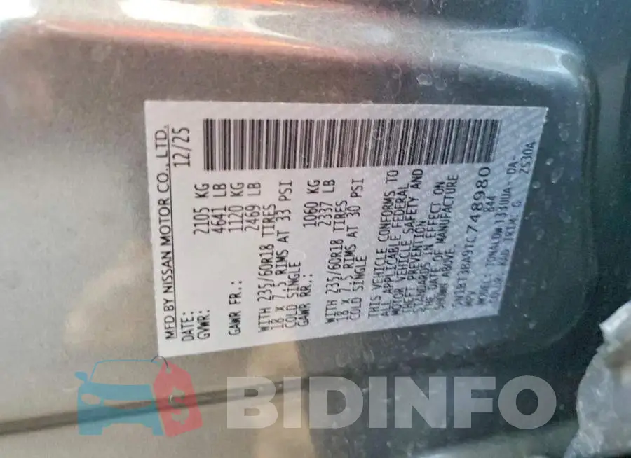 5N1BT3BA9TC748980 Photo# 13