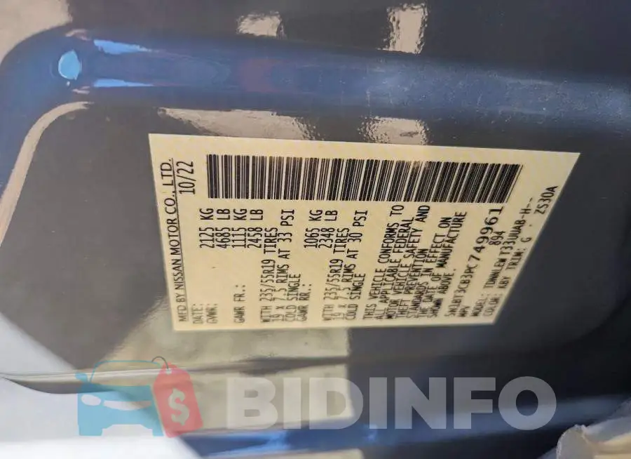 5N1BT3CB3PC749961 Photo# 12