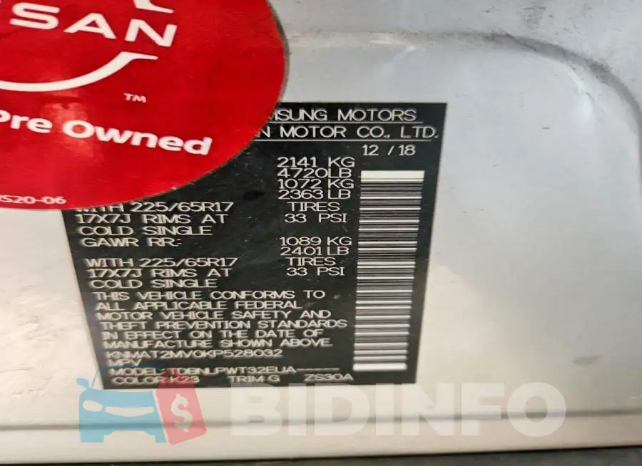 KNMAT2MV0KP528032 Photo# 14