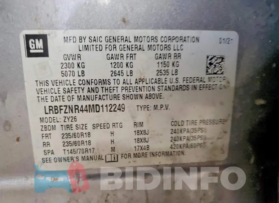 LRBFZNR44MD112249 Photo# 13