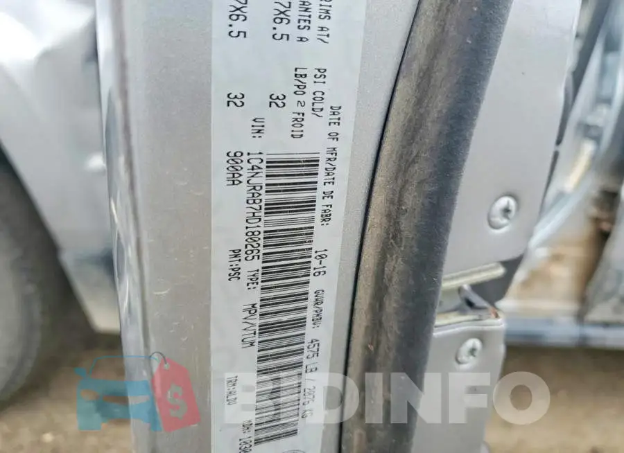 1C4NJRAB7HD180265 Photo# 13
