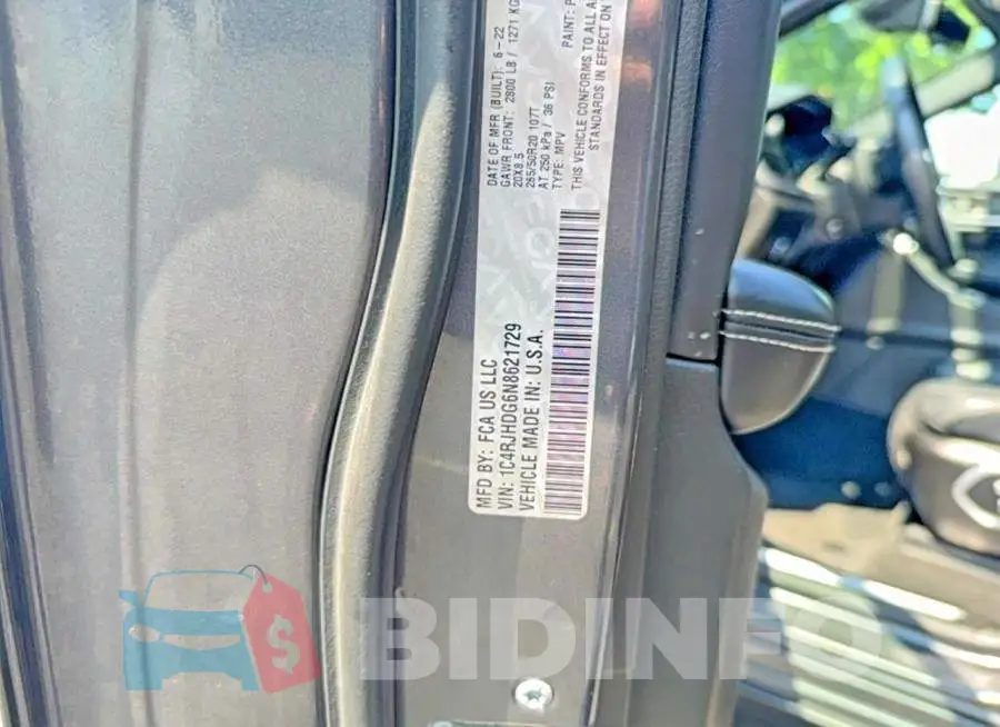 1C4RJHDG6N8621729 Photo# 10