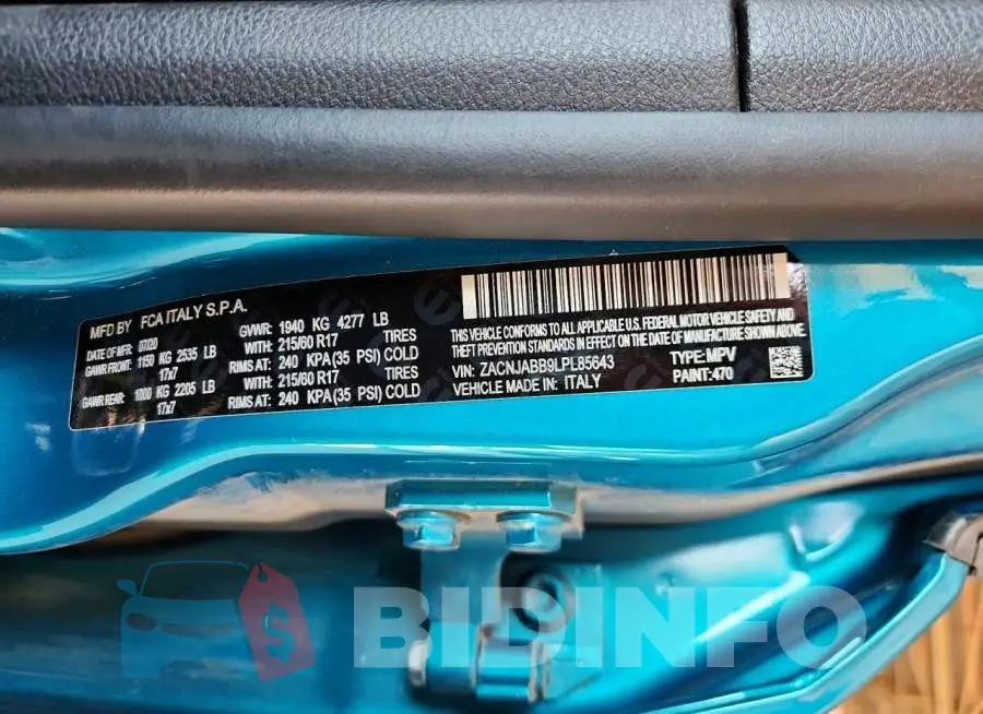 ZACNJABB9LPL85643 Photo# 12