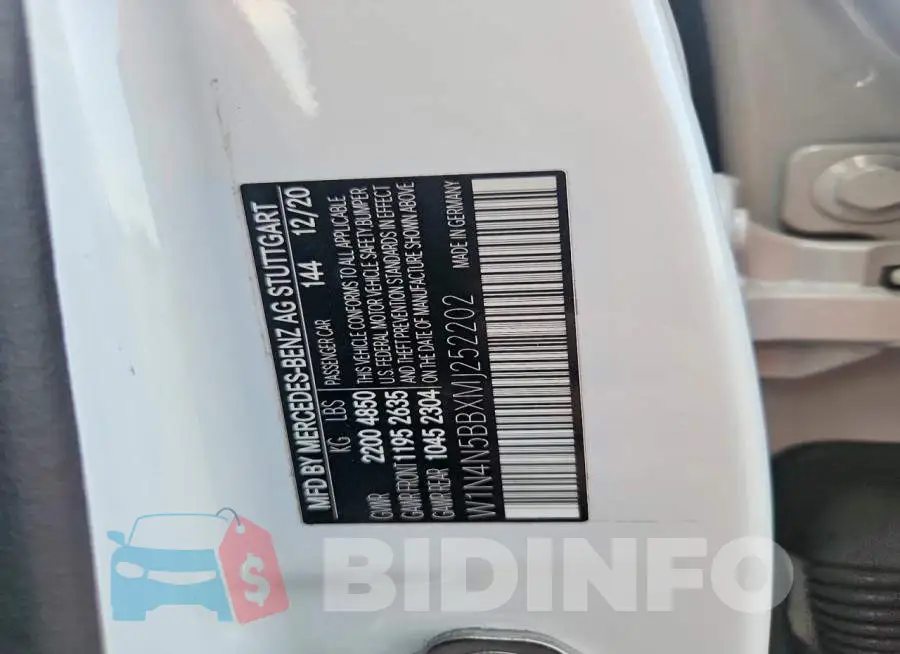 W1N4N5BBXMJ252202 Photo# 13
