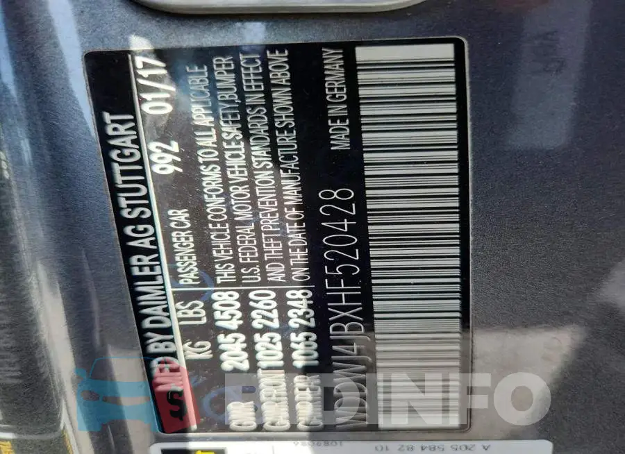 WDDWJ4JBXHF520428 Photo# 12