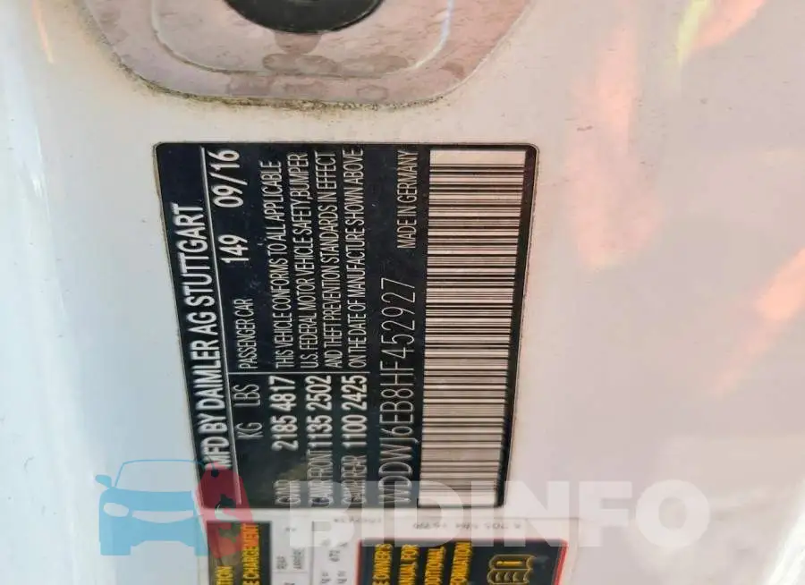 WDDWJ6EB8HF452927 Photo# 12