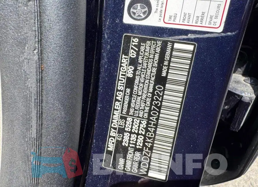 WDDZF4KB4HA073220 Photo# 10
