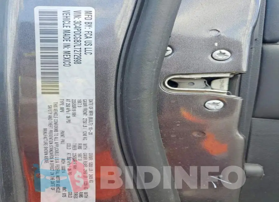 3C4PDCGB7LT272998 Photo# 13