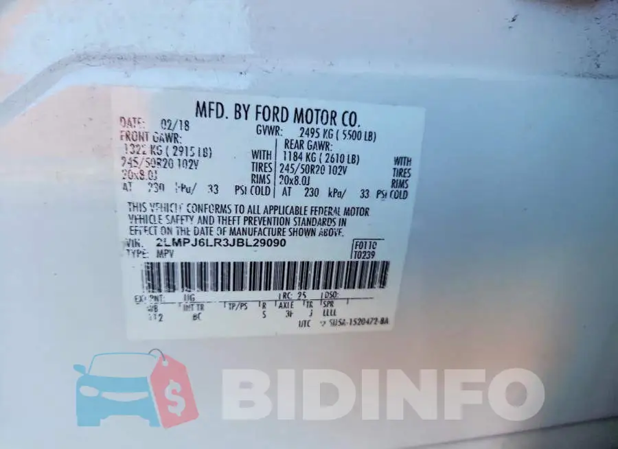 2LMPJ6LR3JBL29090 Photo# 14
