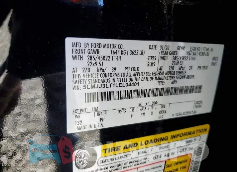 5LMJJ3LT1LEL04401 Photo# 14