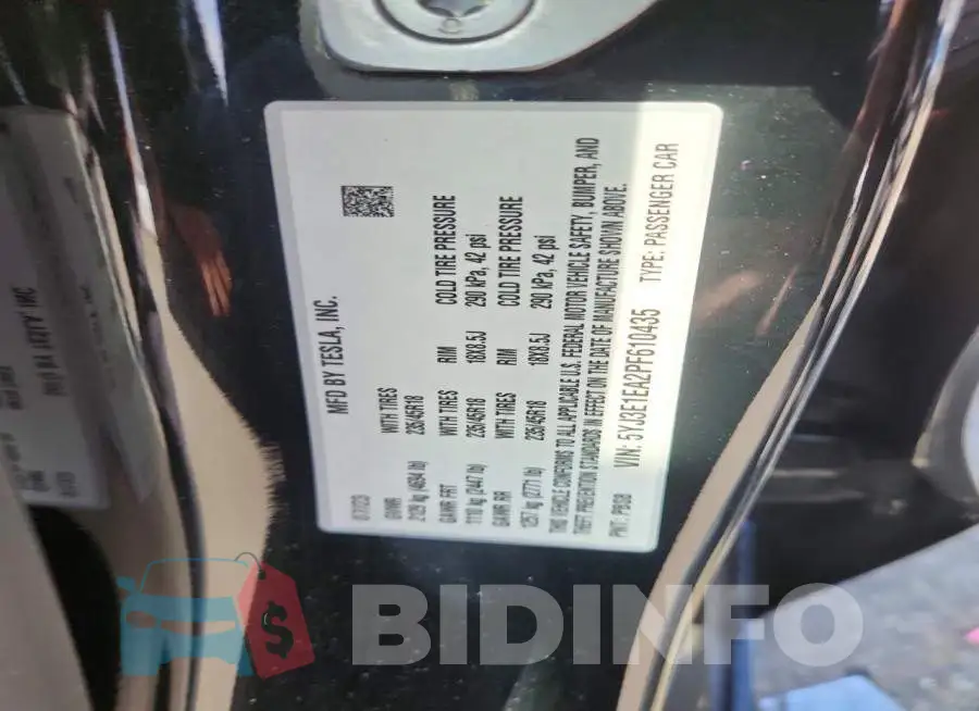 5YJ3E1EA2PF610435 Photo# 12