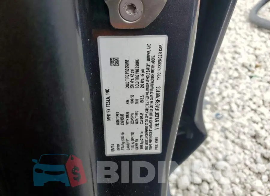 5YJ3E1EA6RF766108 Photo# 12