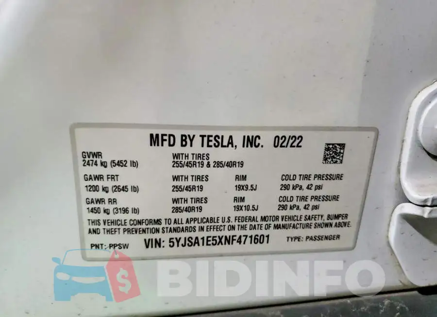 5YJSA1E5XNF471601 Photo# 12