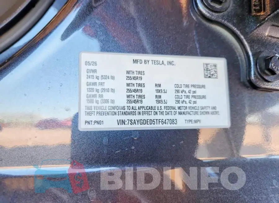 7SAYGDED5TF647083 Photo# 13
