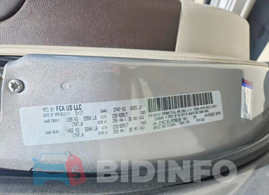 2C4RC1BG1HR788108 Photo# 13