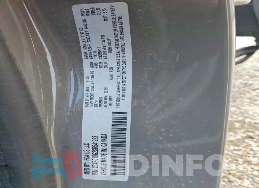 2C4RC1BG2SR541283 Photo# 13
