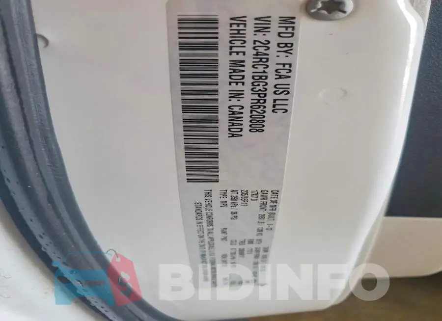 2C4RC1BG3PR620808 Photo# 13