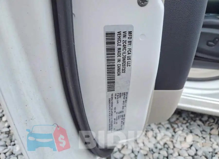 2C4RC1L70NR207322 Photo# 13