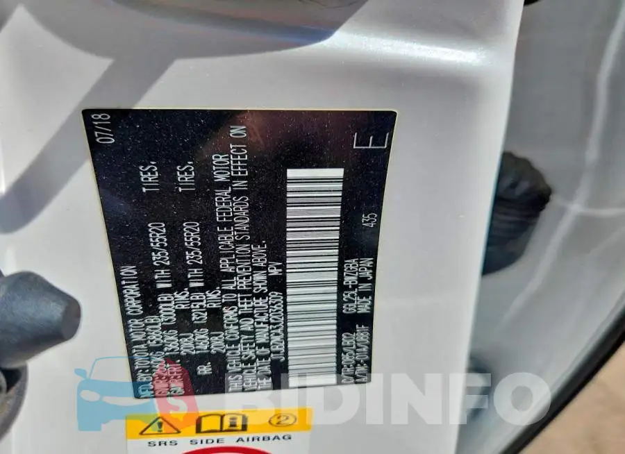 JTJBZMCA3J2036309 Photo# 13