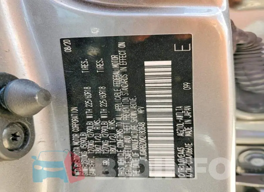 JTJGARBZXM2180848 Photo# 12
