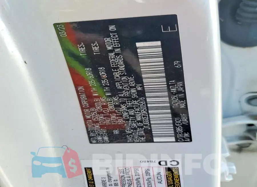 JTJGGCEZ0R5005876 Photo# 13