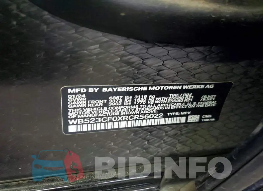 WB523CF0XRCR56022 Photo# 13