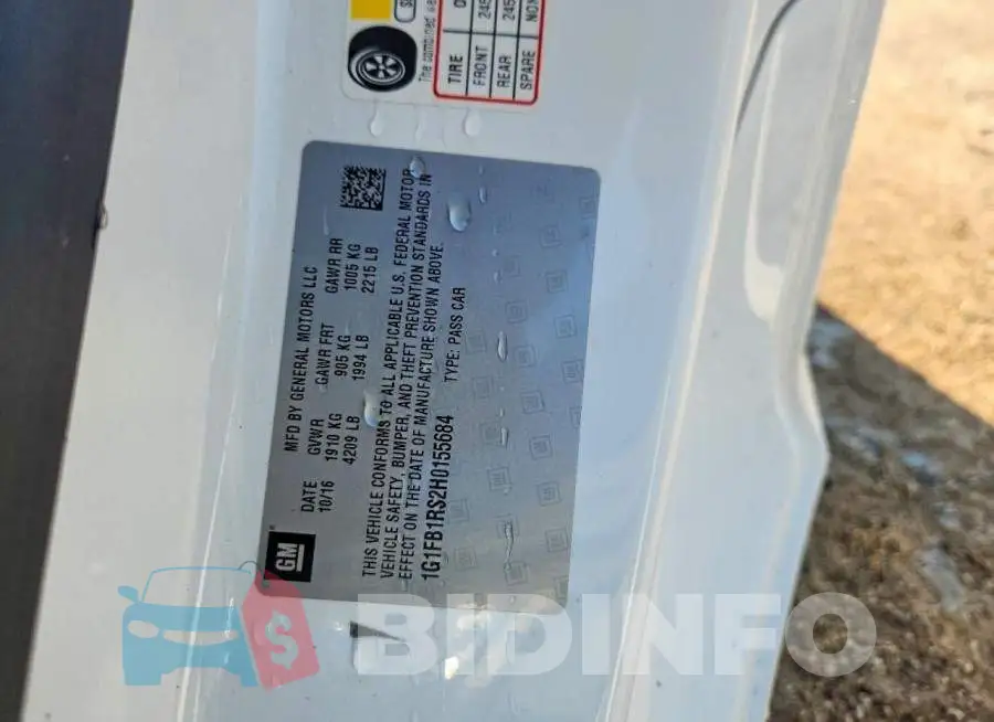 1G1FB1RS2H0155684 Photo# 12