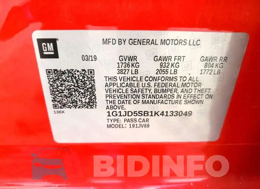1G1JD5SB1K4133049 Photo# 12