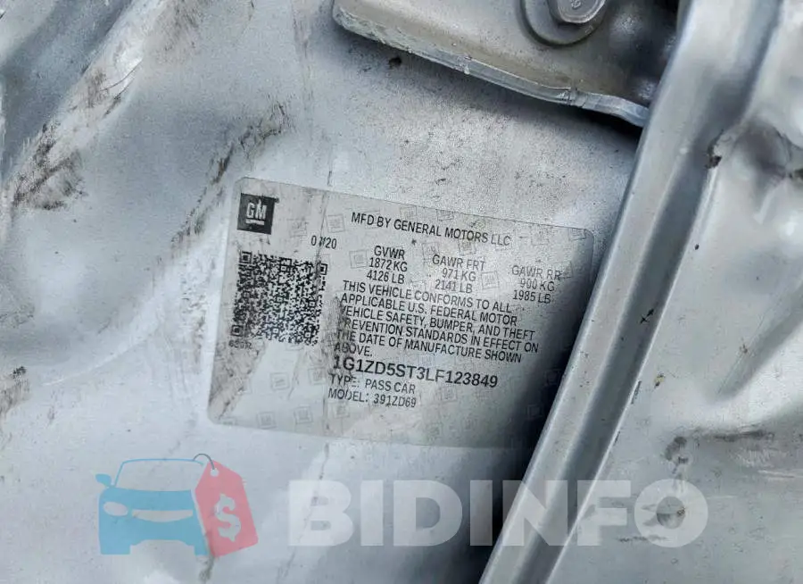 1G1ZD5ST3LF123849 Photo# 12