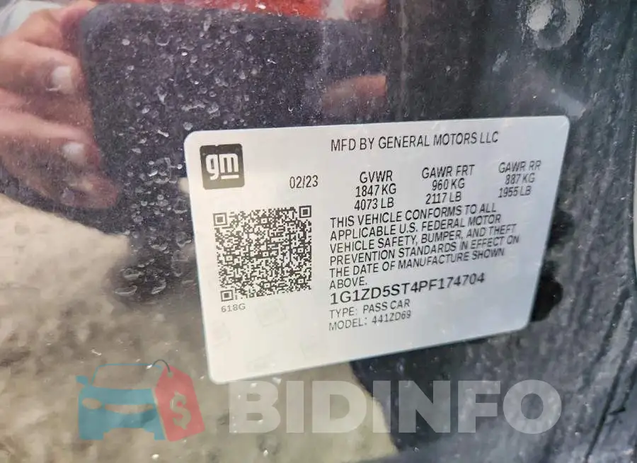 1G1ZD5ST4PF174704 Photo# 12