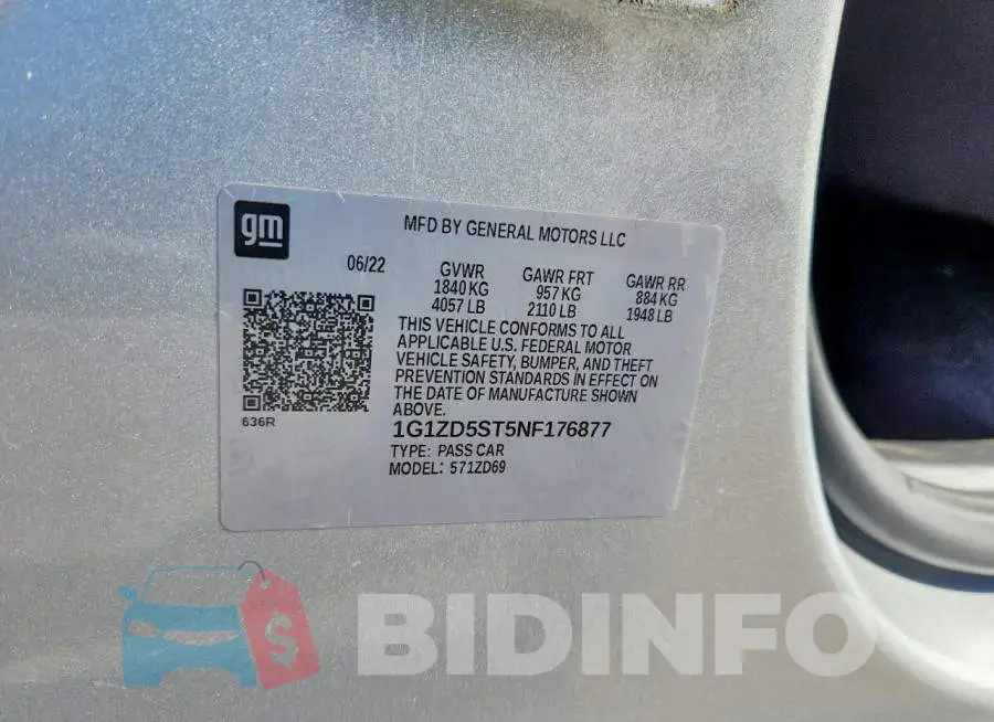1G1ZD5ST5NF176877 Photo# 13