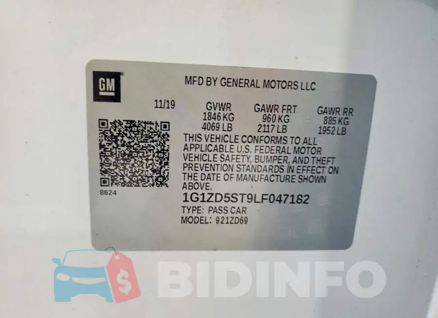 1G1ZD5ST9LF047182 Photo# 12