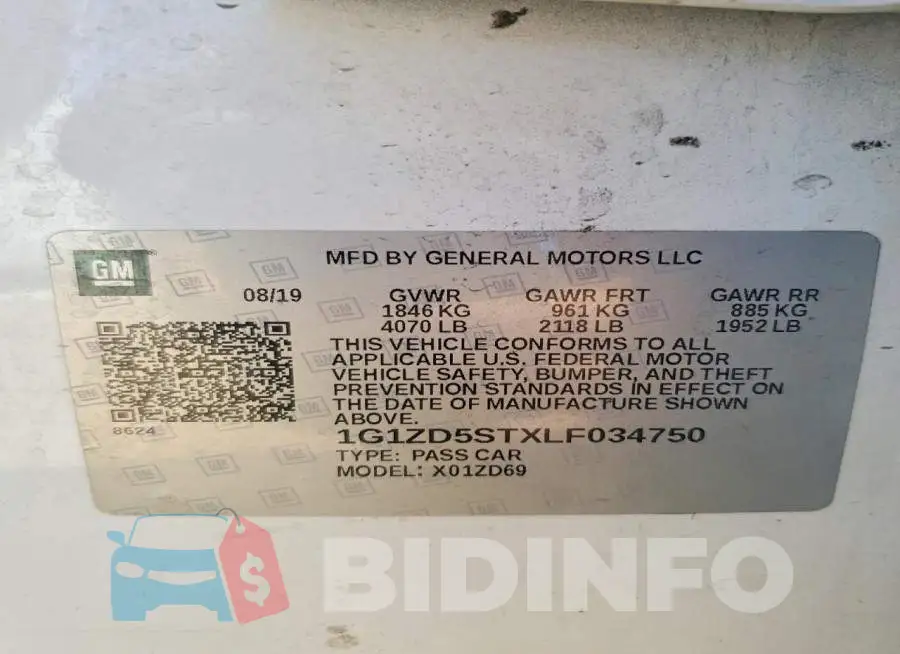 1G1ZD5STXLF034750 Photo# 12