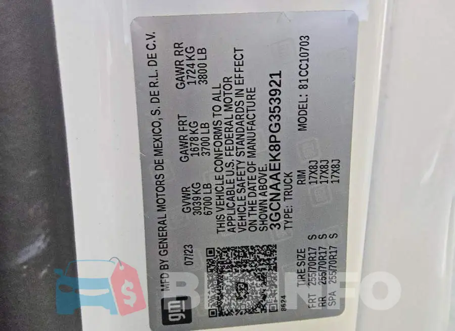 3GCNAAEK8PG353921 Photo# 12