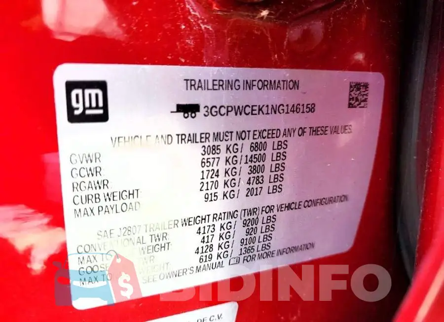 3GCPWCEK1NG146158 Photo# 12