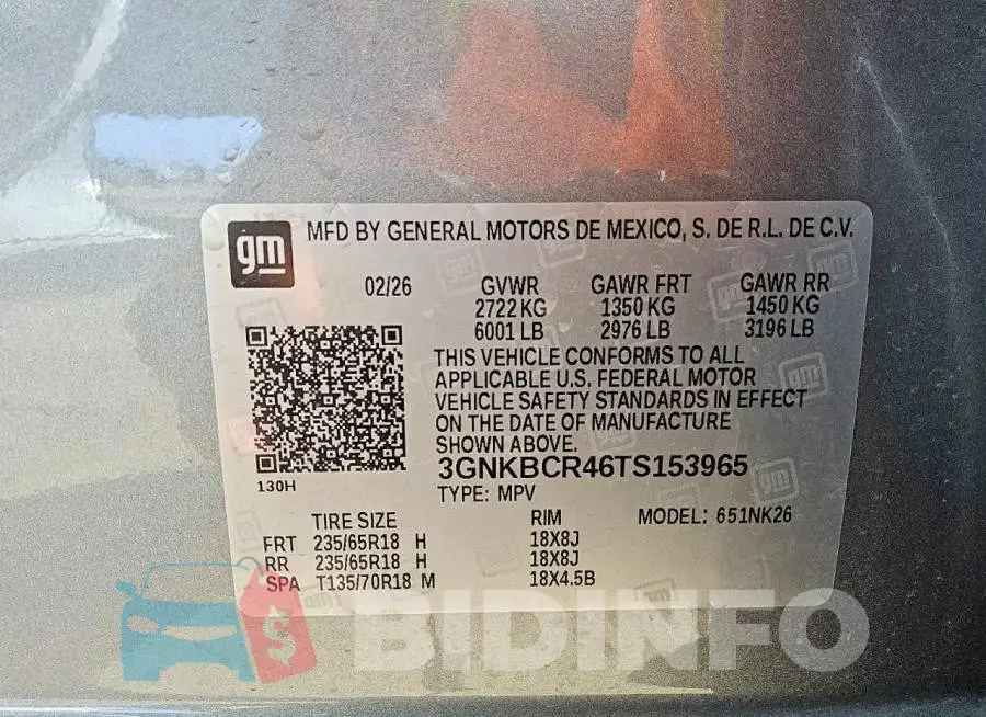 3GNKBCR46TS153965 Photo# 13